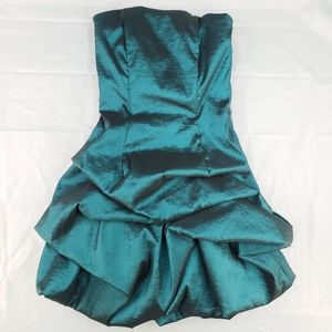 Cache Turquoise Teal Mini Cocktail Dress Size 4